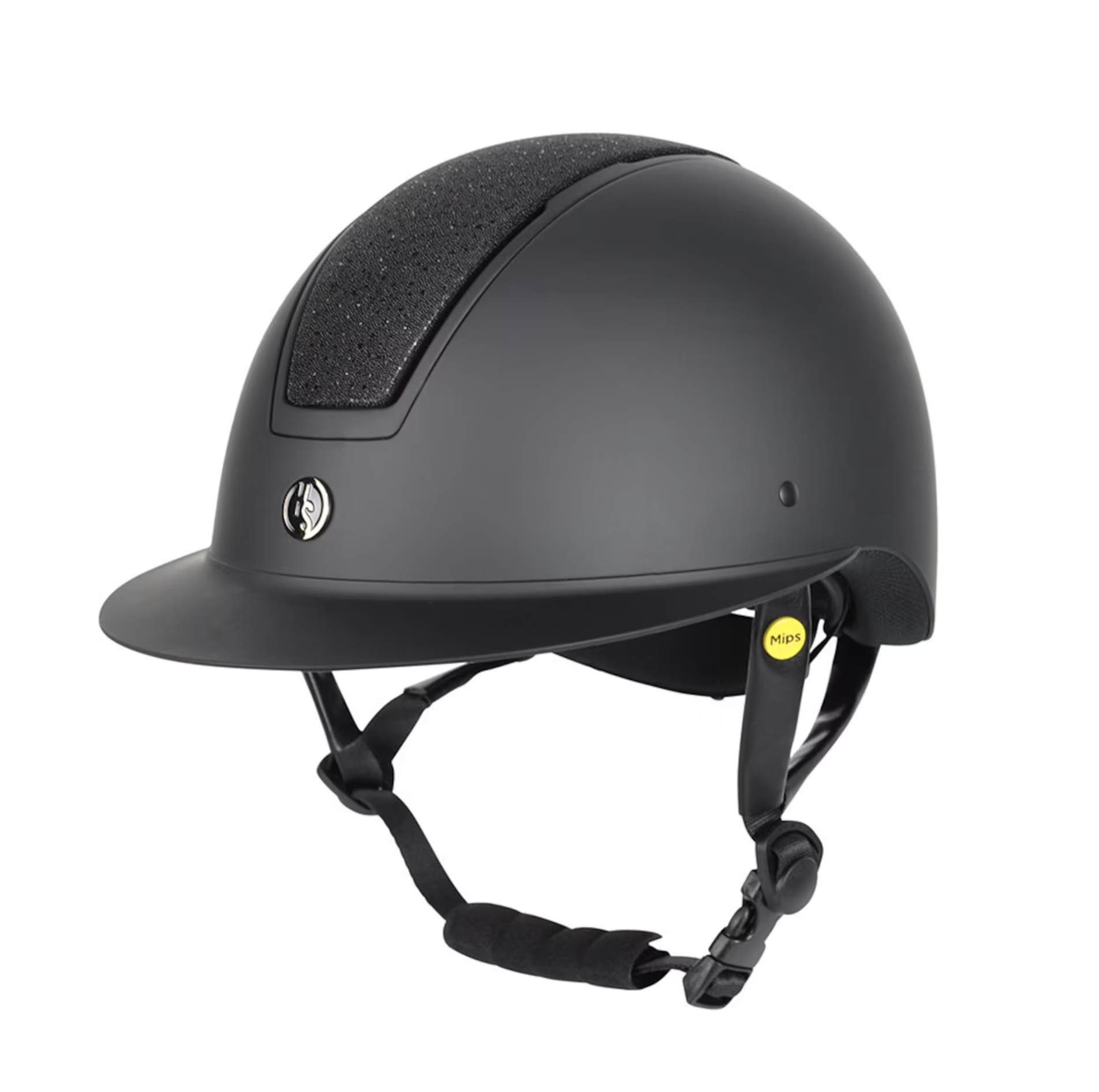Hansbo Vision Matt Onyx Mips Ridehjelm Str - Ridehjelm  - 7320276034640