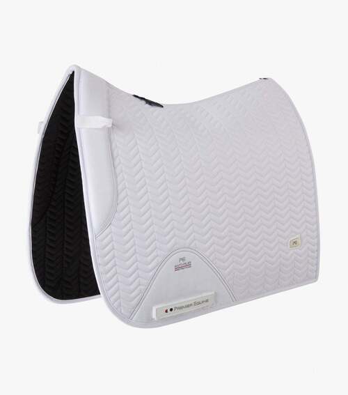 Hvid Premier Equine Sovereign Dressur Underlag - Premier Equine Sadelunderlag  - 0716252364134