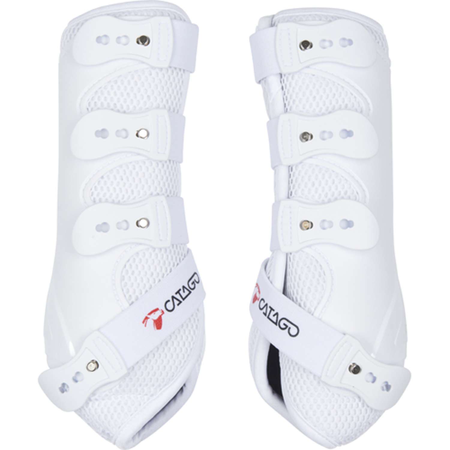 Hvid Catago Fir Tech Dressur Gamacher White - Catago Dressur  - 5701883322962