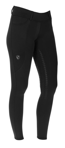 Sort Covalliero Vinter Ridetights Grip - Ridebukser