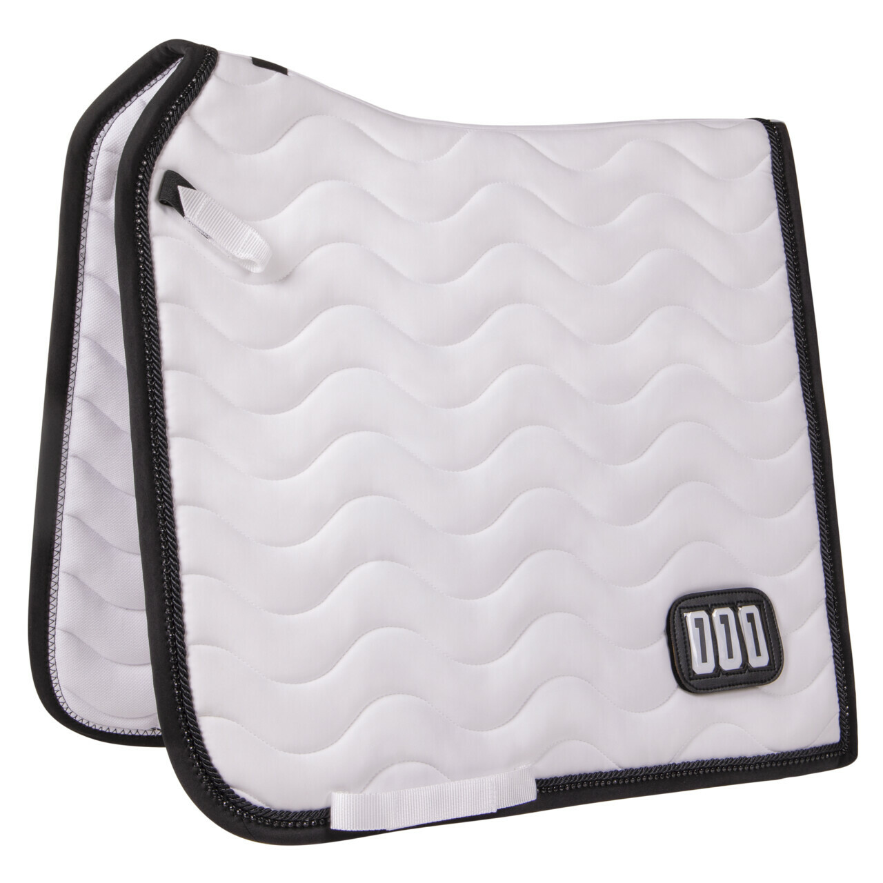 Hvid Qhp Sadelunderlag Number Sort Dressur Pony - Dressur