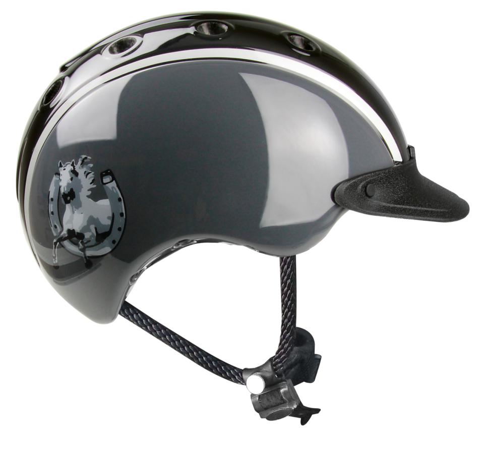 Casco Nori Ridehjelm Til Børn Hestesko - Casco Ridehjelm