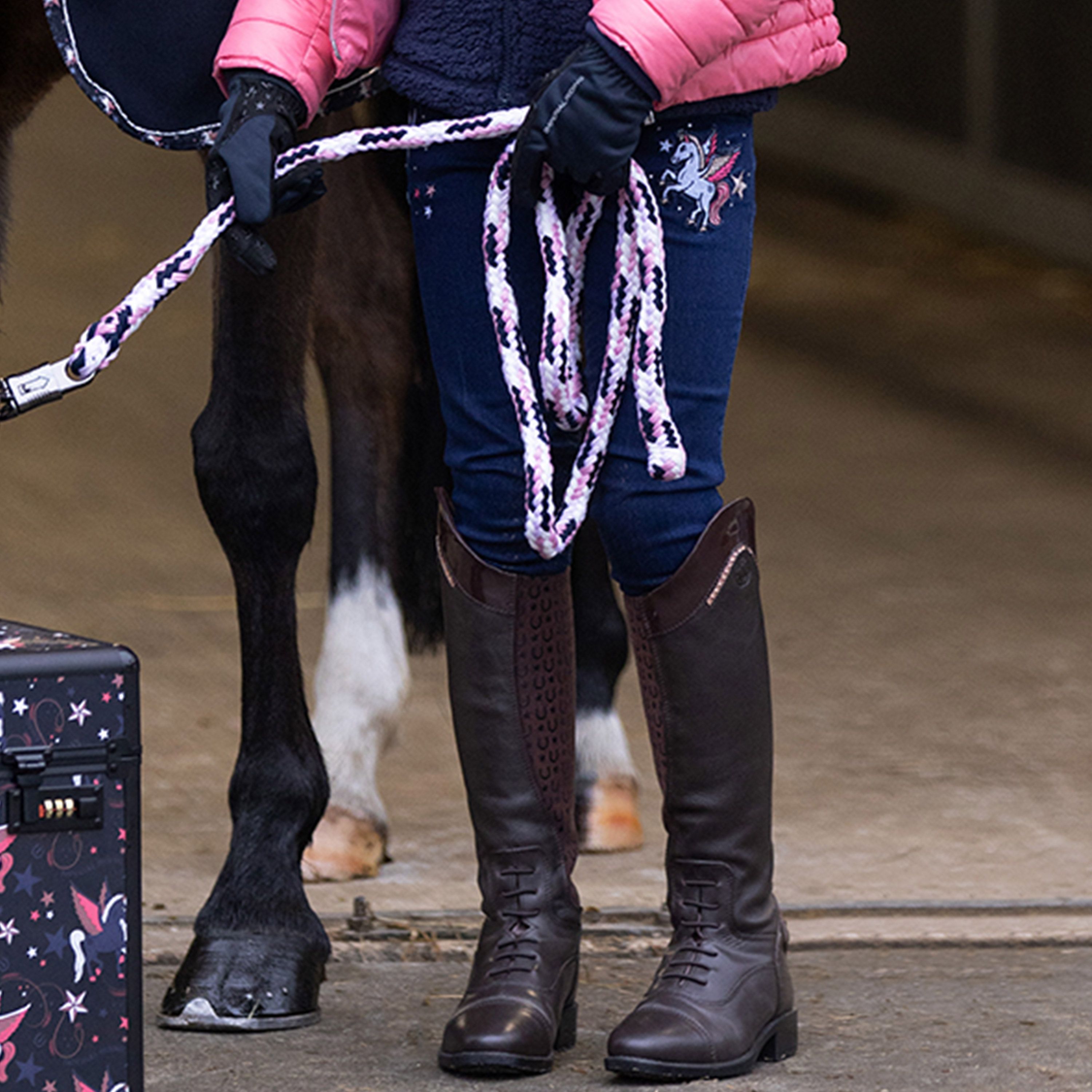 Dark Denim Imperial Riding Junior Ridebukser Denim Demi 116 - Imperial Riding Ridebukser  - 8714184951516