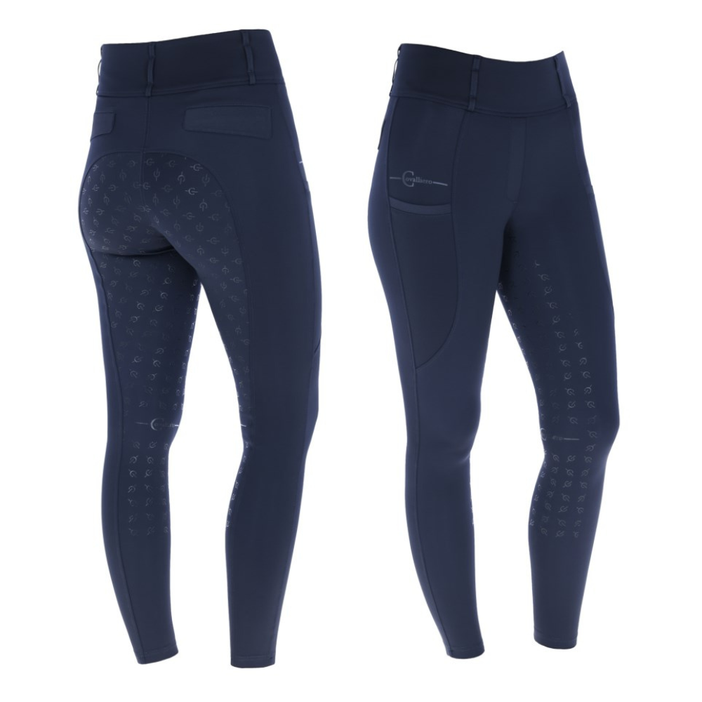 Covalliero Highwaist Ridetights Navy - Ridebukser