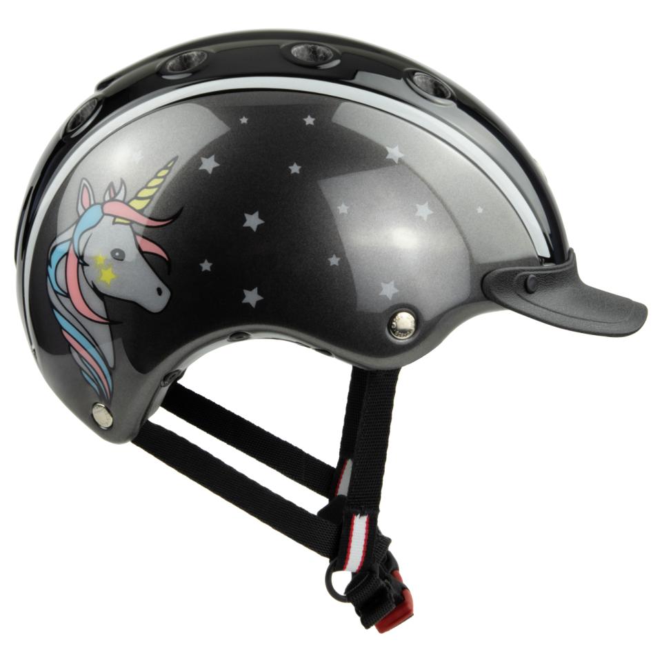 Casco Nori Ridehjelm Til Børn Enhjørning - Casco Ridehjelm
