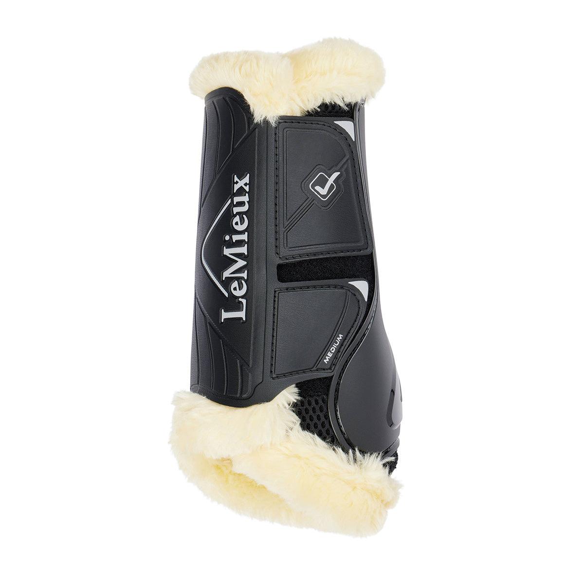 Sort Lemiux Motionflex Dressur Gamacher Med Pels - Lemiux Dressur  - IT047730-M