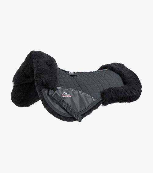 Sort Premier Equine Merino Lammeskinds Sadelpad Merino - Premier Equine Sadel  - 732068263188