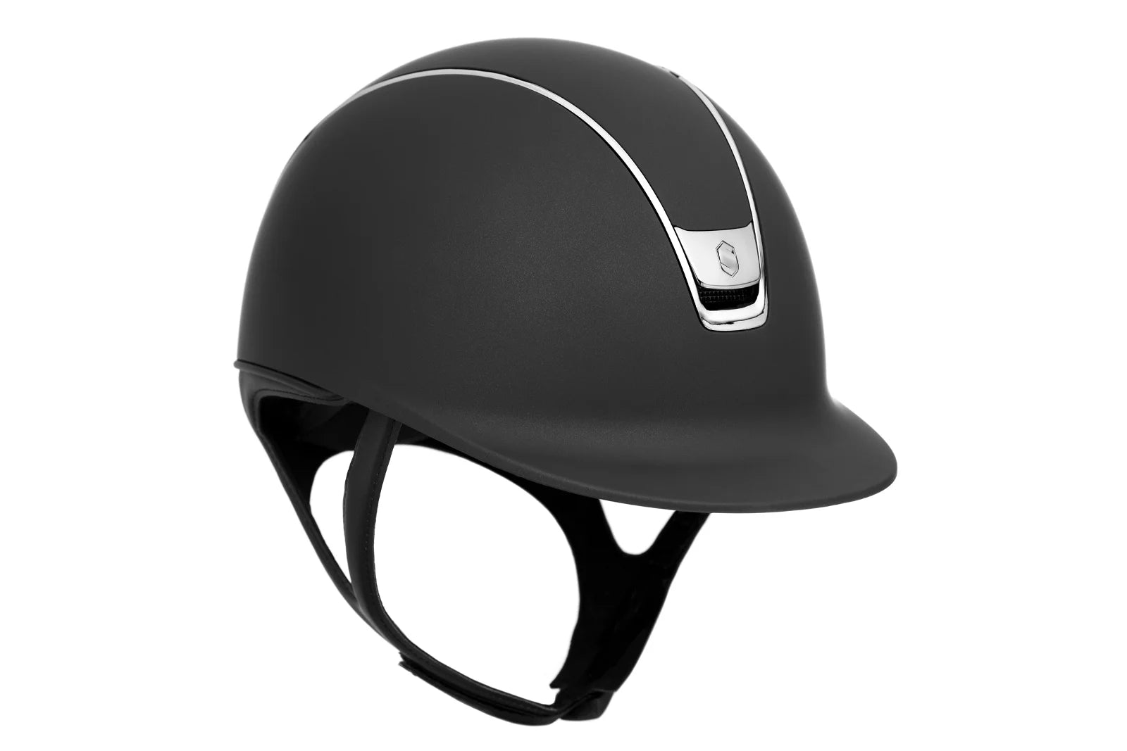 Sort Samshield Ridehjelm Regular Shadowmatt Blk Chrome Mat Black - Samshield Ridehjelm