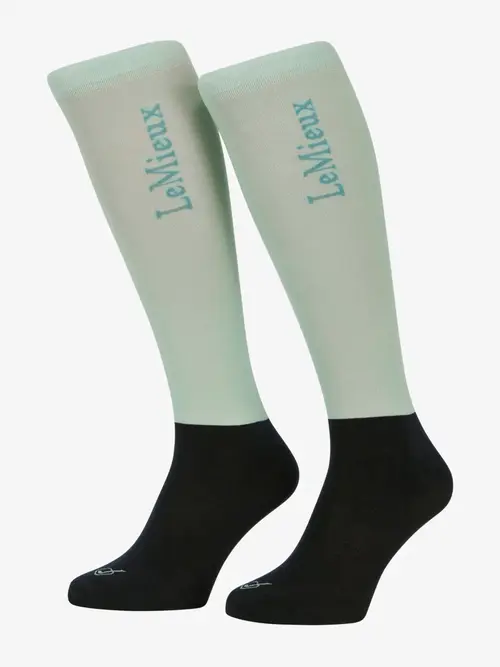 Lemieux Ss25 Competition Ridestrømper Pack Aqua - Lemieux Ridestrømper