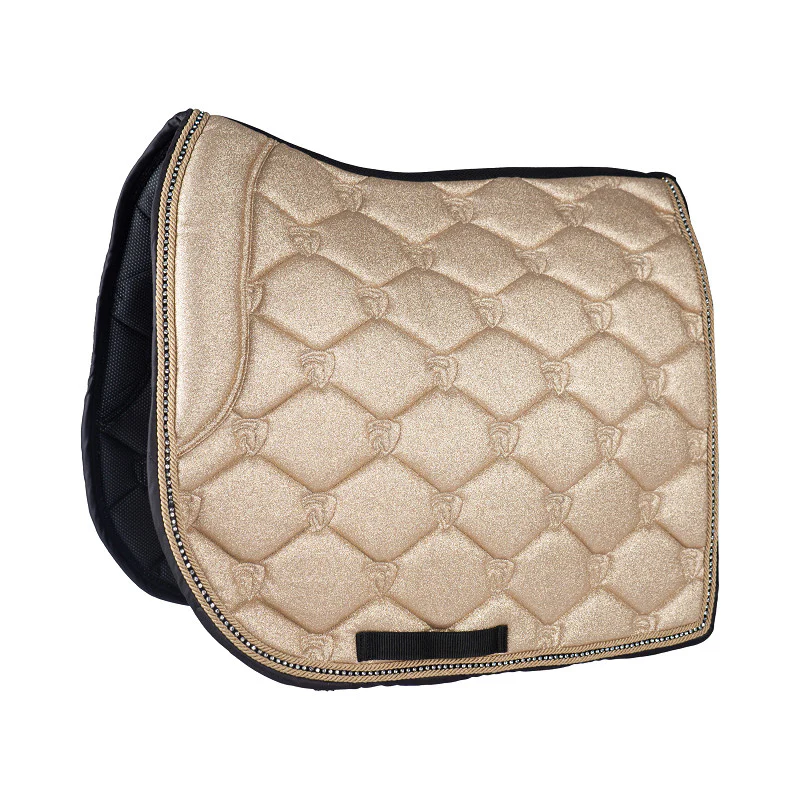 Horka Glitter Underlag Rosegold Dr17 - Sadelunderlag  - 8717791068905