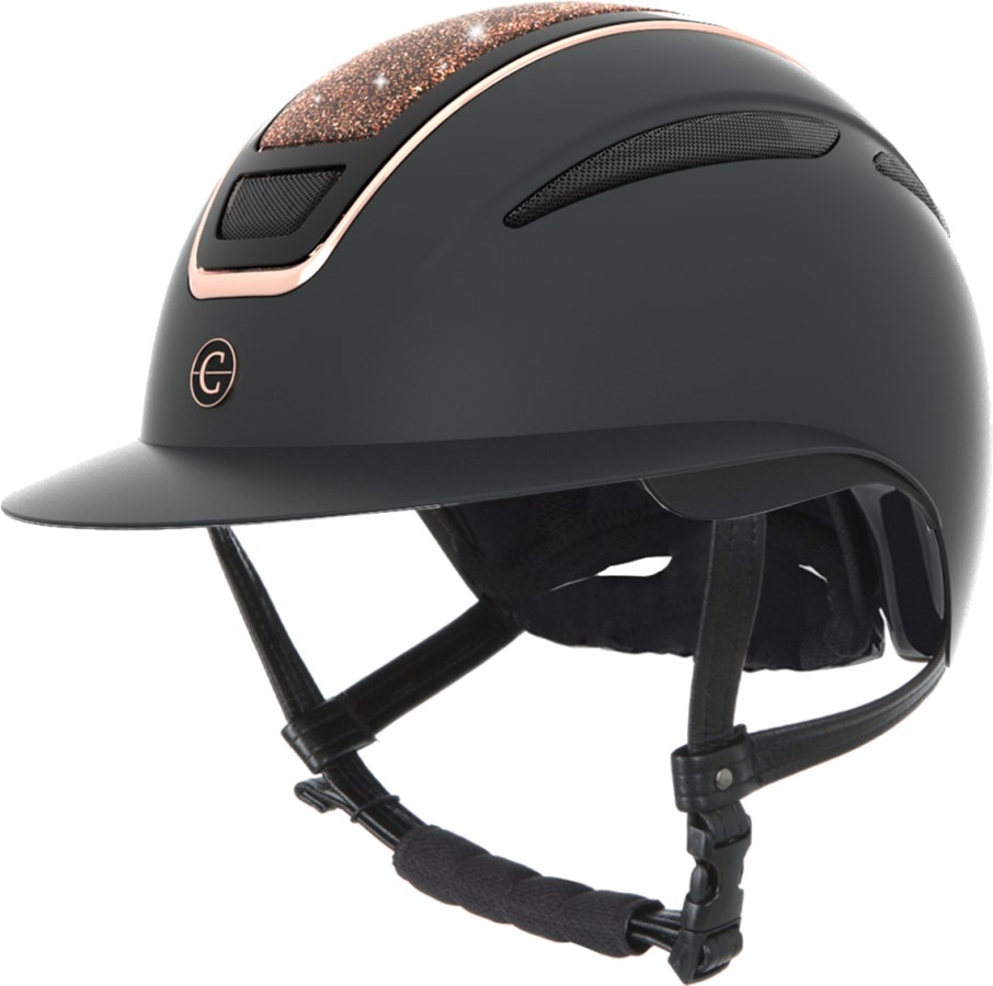 Covalliero Ridehjelm Elite Polo Rosegold - Ridehjelm