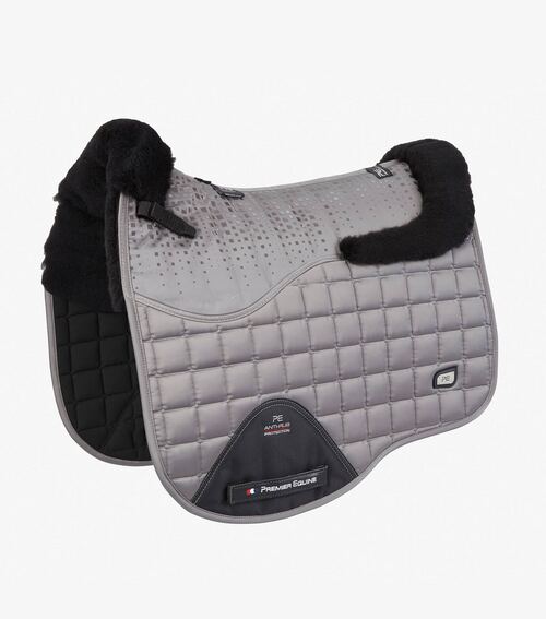 Sort Premier Equine Capella Close Contact Merino Wool Dressur Underlag Grå Merino - Premier Equine Dressur  - 732068268480