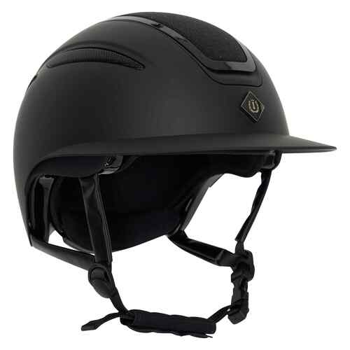 Imperial Riding Olania Deluxe Ridehjelm Sort Glitter 61cm - Imperial Riding Ridehjelm