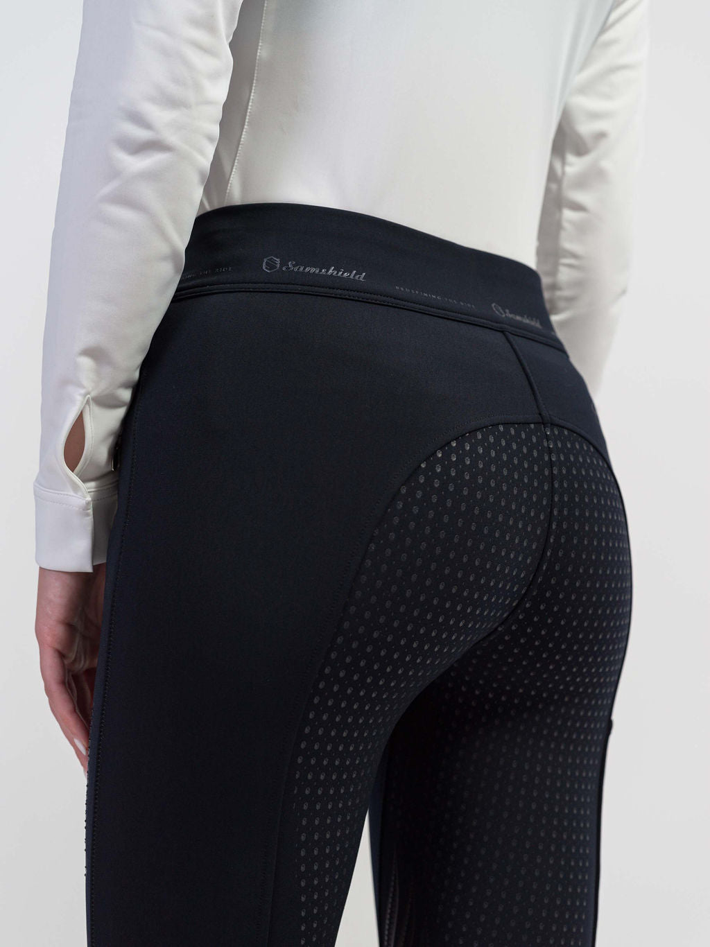 Samshield Alpha Ridebukser Full Grip Dame – Navy Tilbud!