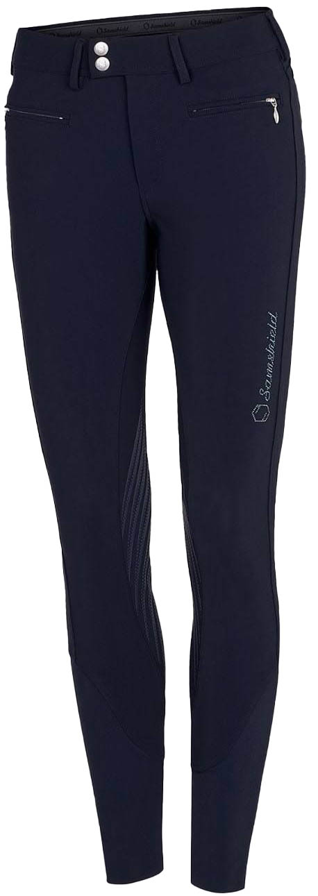 Samshield Ridebukser Med Knægrip Adele Navy - Samshield Ridebukser  - 3666534309261