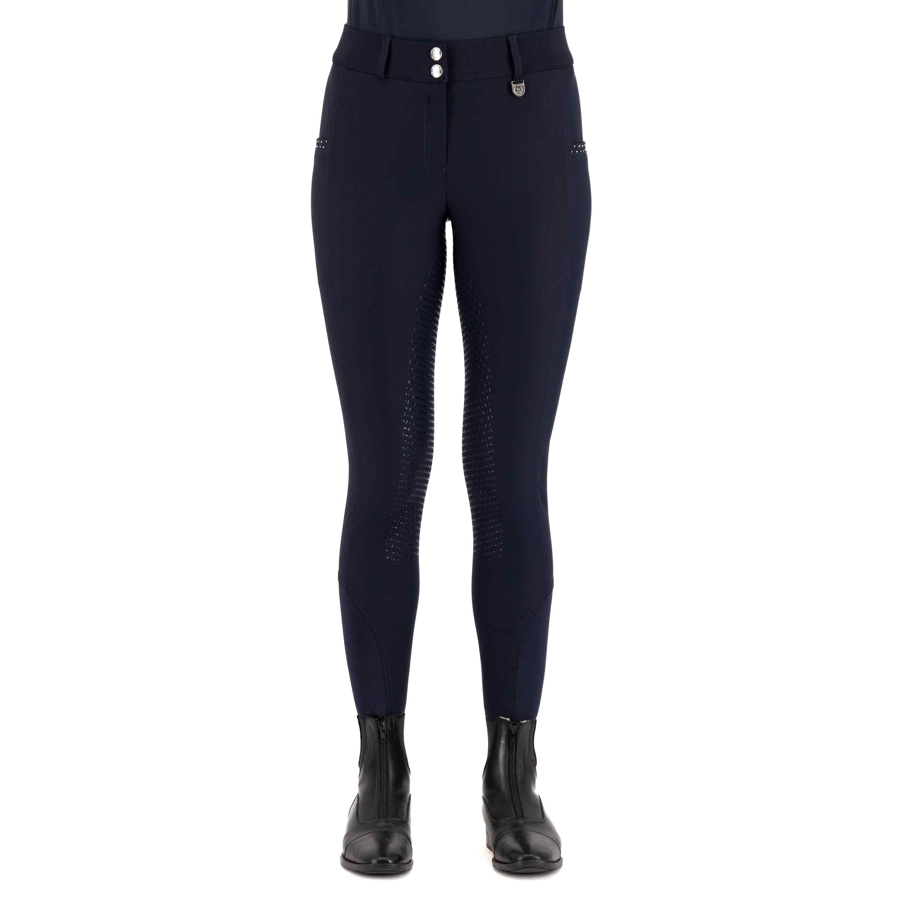 Polo Miranda Ridebukser Fullgrip Winter Navy Navy - Hv-polo Ridebukser  - 8720063576015