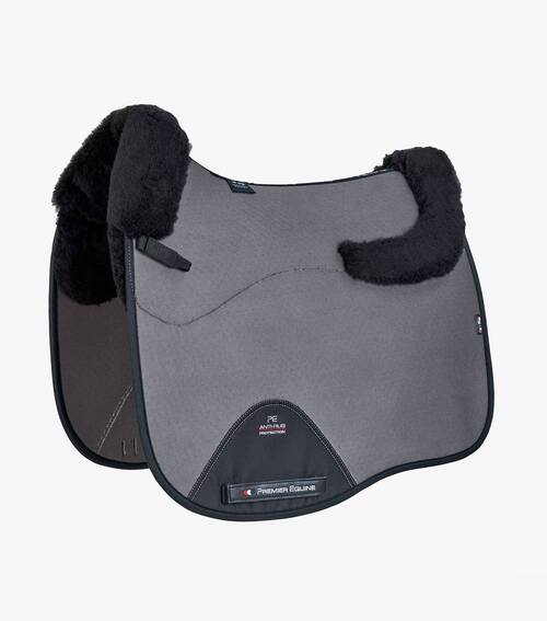 Sort Premier Equine Close Contact Airtechnology Shockproof Wool Dressur Grå - Premier Equine Dressur  - 732068279165