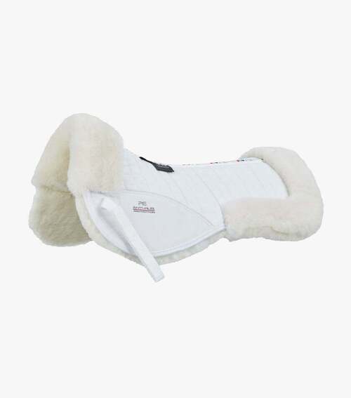 Hvid Premier Equine Merino Lammeskinds Sadelpad Merino - Premier Equine Sadel  - 732068263256