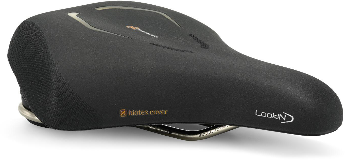 Lookin Evo Relaxed Oprejst Sadel Fremstillet Genbrugsmaterialer - Bikepartner Sadel