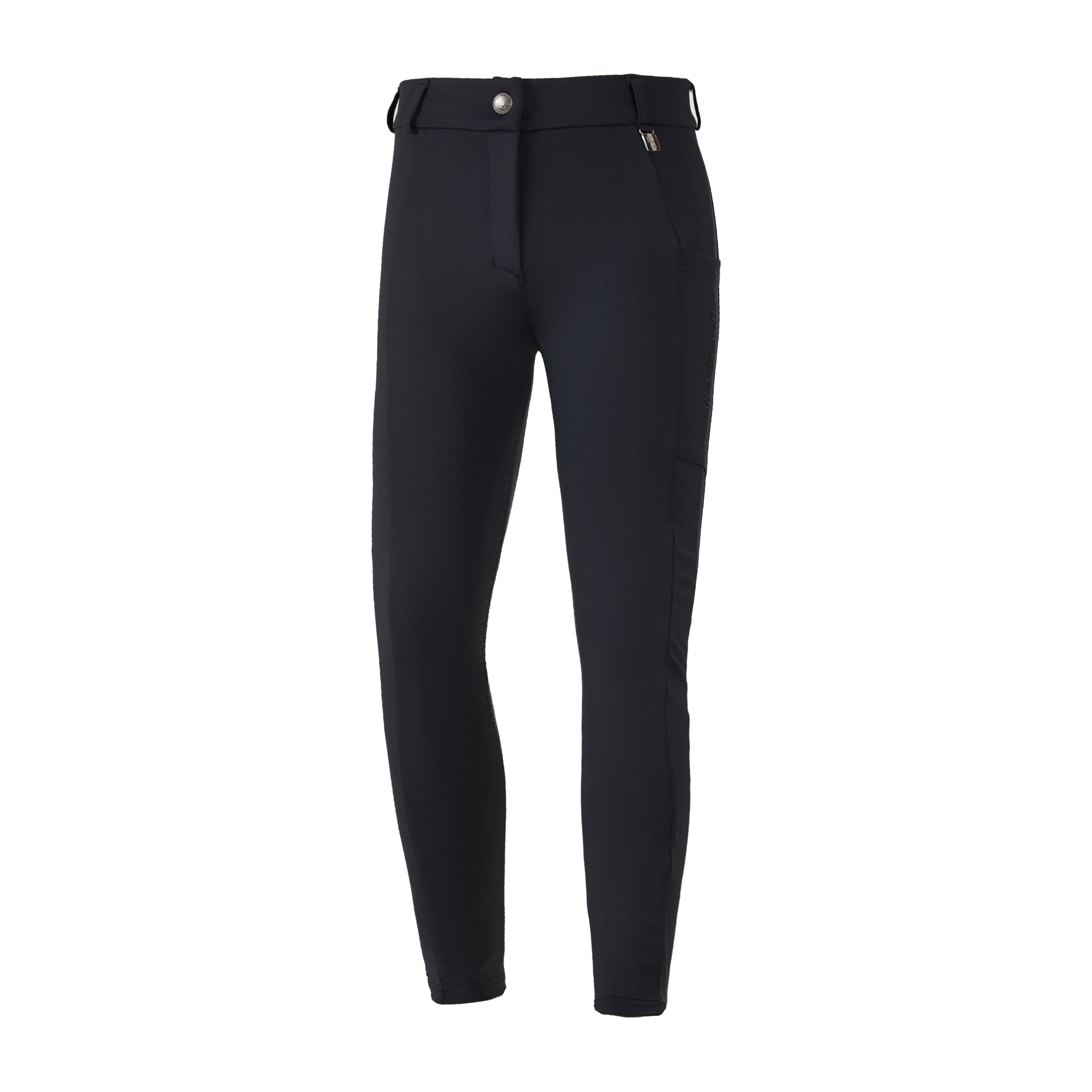 Navy Kingsland Børn Ridebukser Fullgrip Kaysa 122 - Kingsland Ridebukser  - 7037430024873