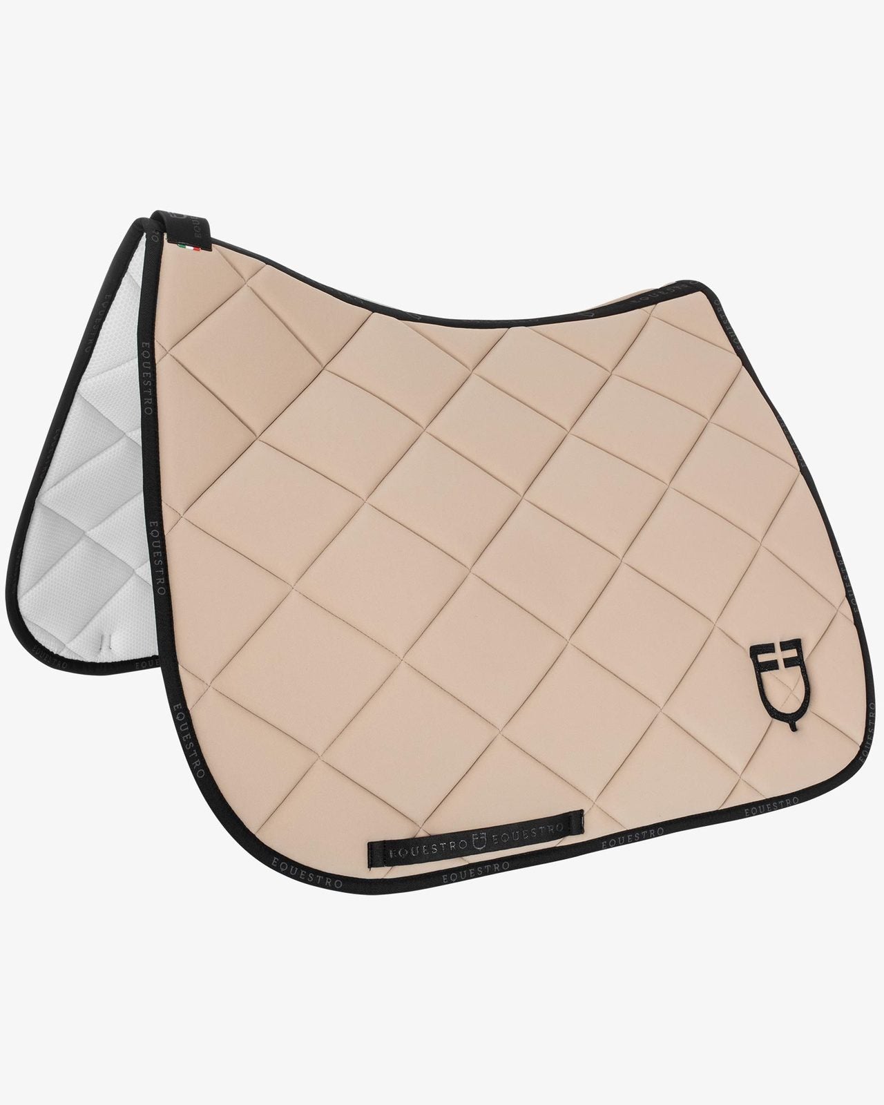 Sort Equestro Dressur Underlag Med Logo Pony Sand Black - Equestro Dressur