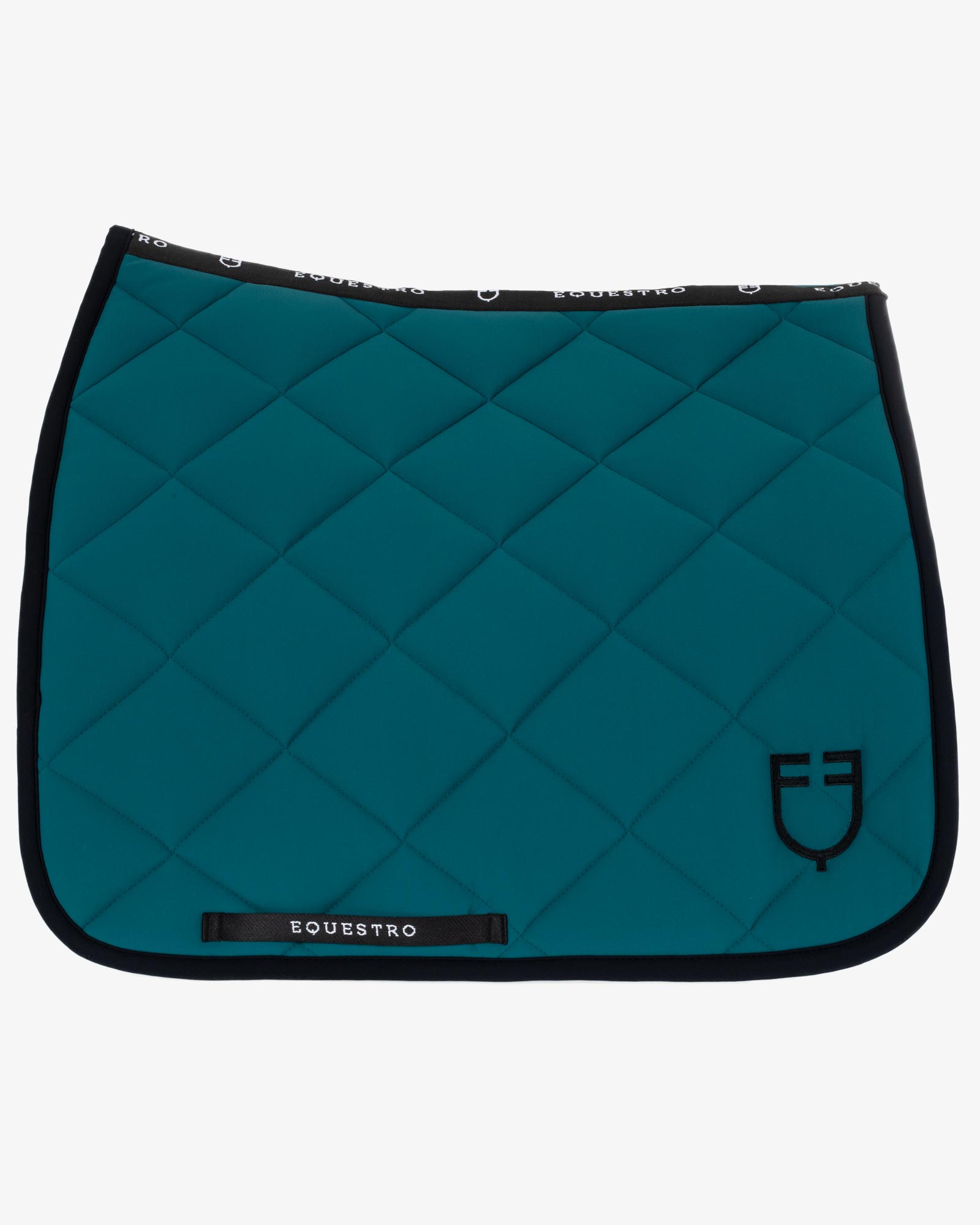 Sort Equestro Black Line Dressur Underlag Petrol Full - Dressur  - 8051360565564