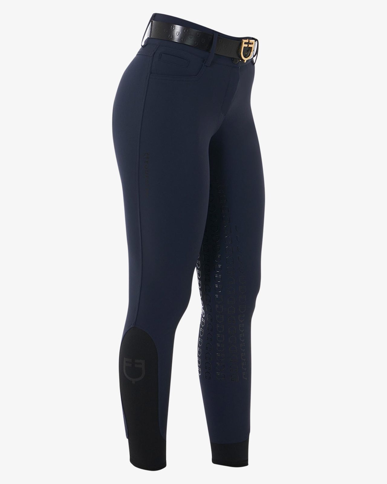 Equestro High Waist Ridebukser Navy Dk36 It40 - Ridebukser  - 8051360686108
