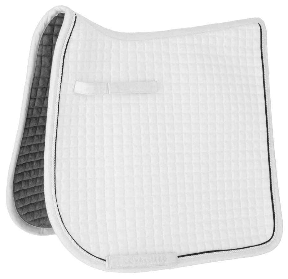 Hvid Covalliero Sadelunderlag Ss25 Dressur Pony - Dressur