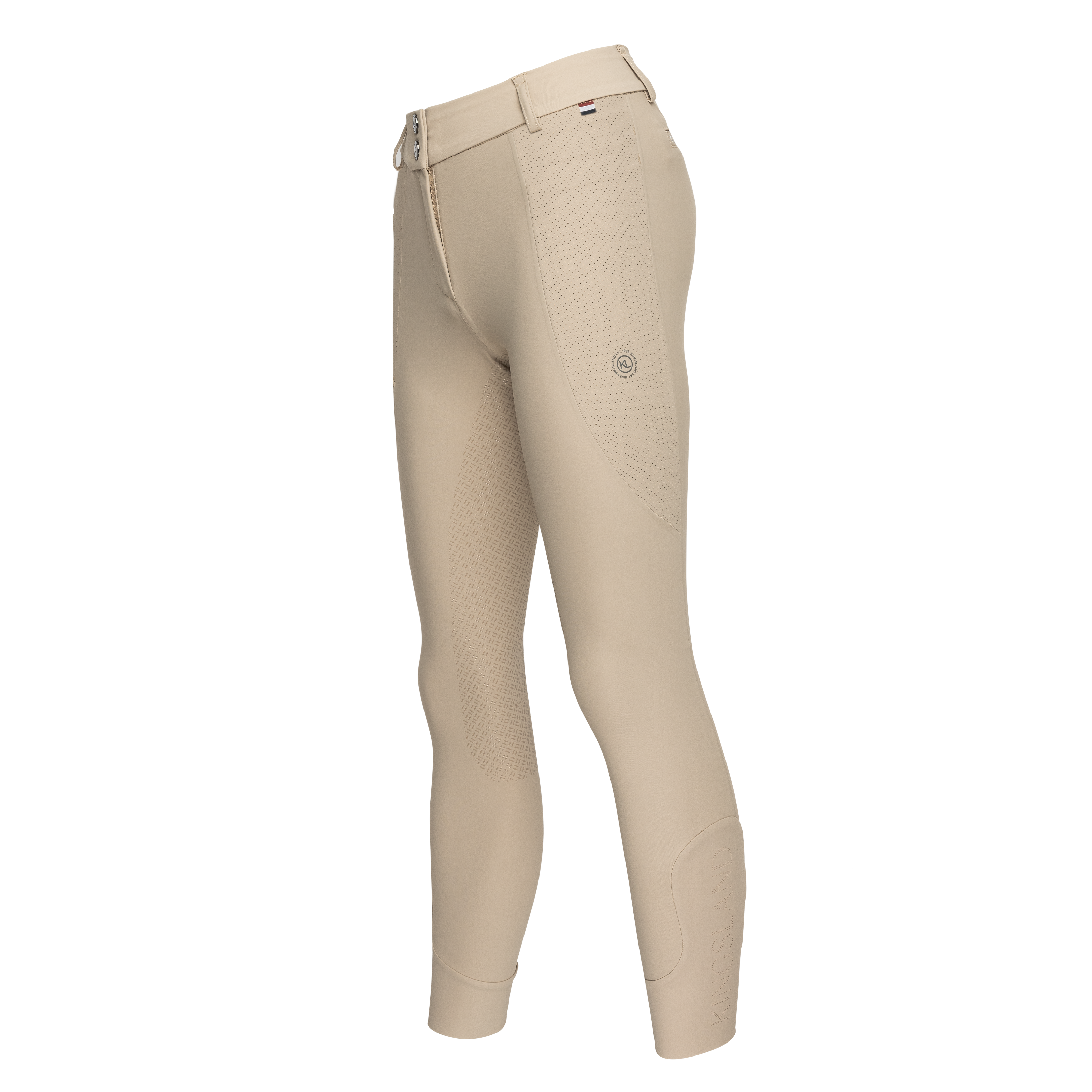 Hvid Kingsland Kerry Ridebukser Grib Seamless Dame Beige & Beige - Kingsland Ridebukser - 7037430102540