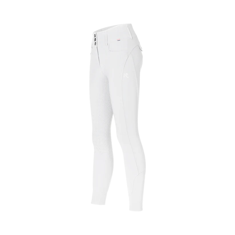 Hvid Kingsland Dame Ridebukser Grip Kimi - Kingsland Ridebukser  - 7037430117070