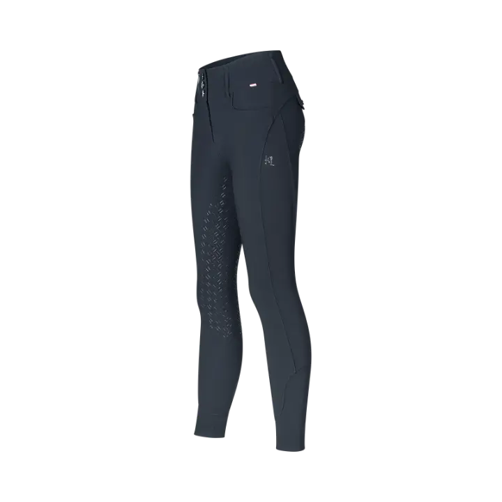 Navy Kingsland Dame Ridebukser Klkimi Mid Waist Grip - Kingsland Ridebukser  - 7037430117179