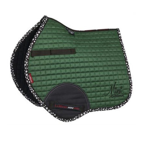 Grøn Lemieux Mini Suede Springunderlag Hunter Green - Lemieux Sadelunderlag  - 5056252309113