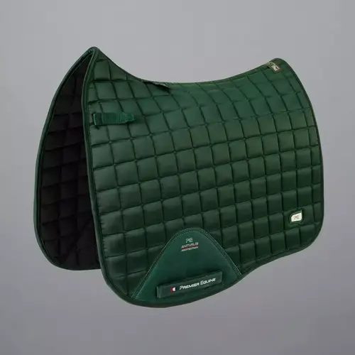 Premier Equine Alberta Satin Dressurunderlag Olive - Premier Equine Dressur  - 716252363892
