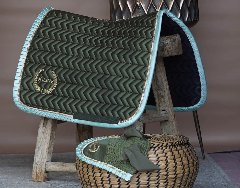 Grøn Joline Sadelunderlag Shetland Green - Joline Sadelunderlag  - 8720589574793