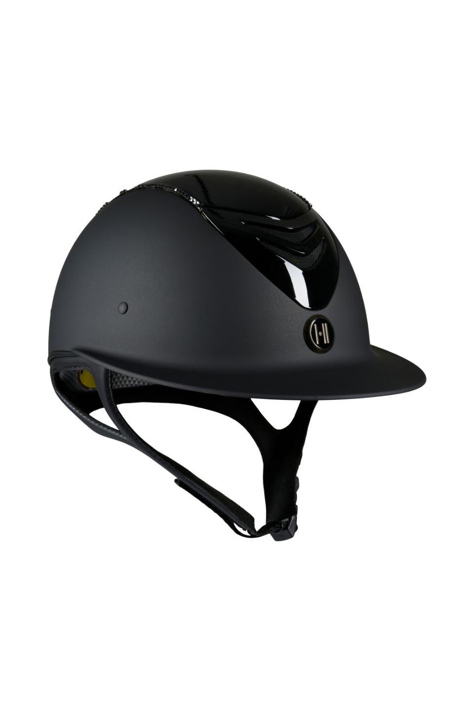 Sort One Ridehjelm Mips Avanc Matt Glo Top Swar - One K Ridehjelm