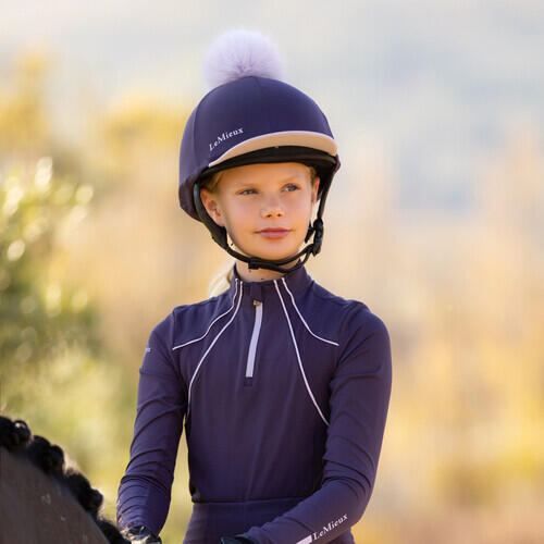 Lemieux Aw25 Classique Pom Hjelmovertræk Juniper - Lemieux Ridehjelm  - 5063240107071