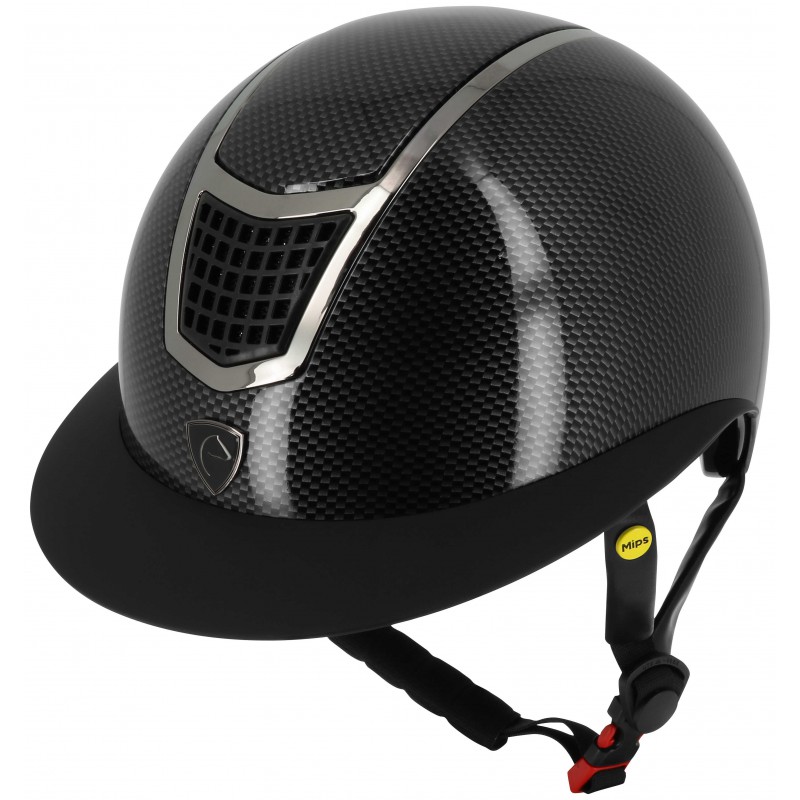 Equitheme Ridehjelm Airy Carbon Med Mips - Ridehjelm