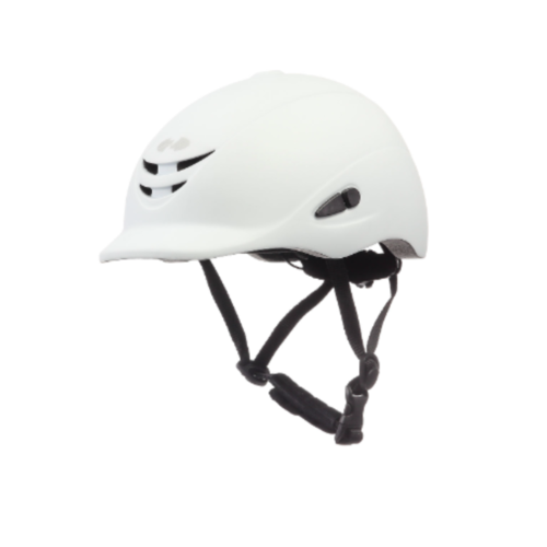 Hvid Oscar Børne Ridehjelm - Zilco Ridehjelm  - 9329319076379